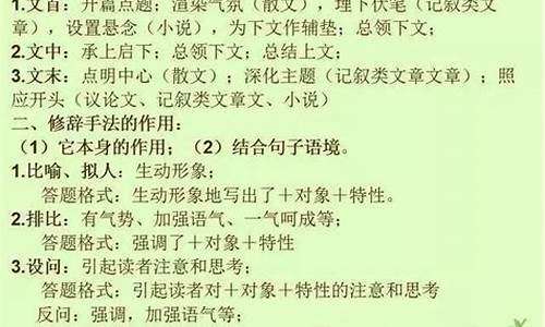 高考语文答题套路_高考语文答题万能公式