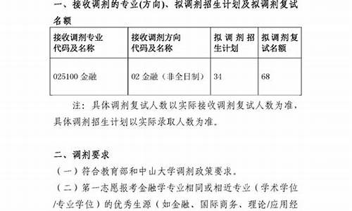 中山大学高考调剂,中山大学高考调剂最新消息