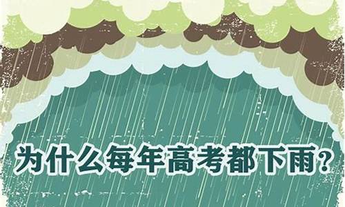 高考为什么下雨神回复-高考前为什么下雨